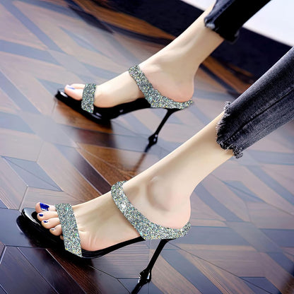 Crystal Rhinestone Ribbon Wrap Roll - Silver AB (1.18" x 3yard)