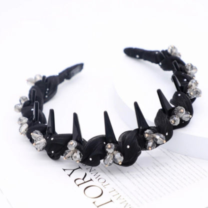 Margot crystal headband black