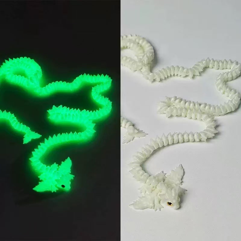 Ember crystal dragon glow green