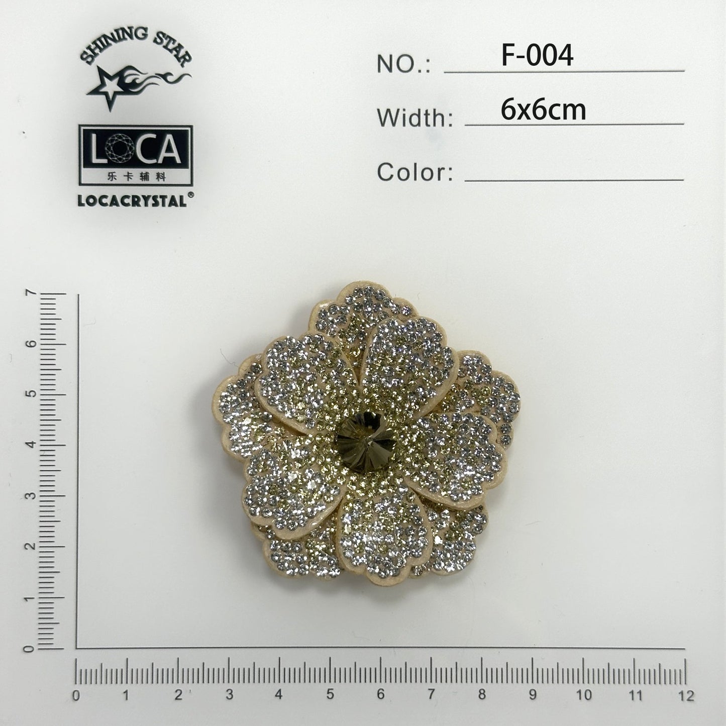 Crystal Flower Patch F-004