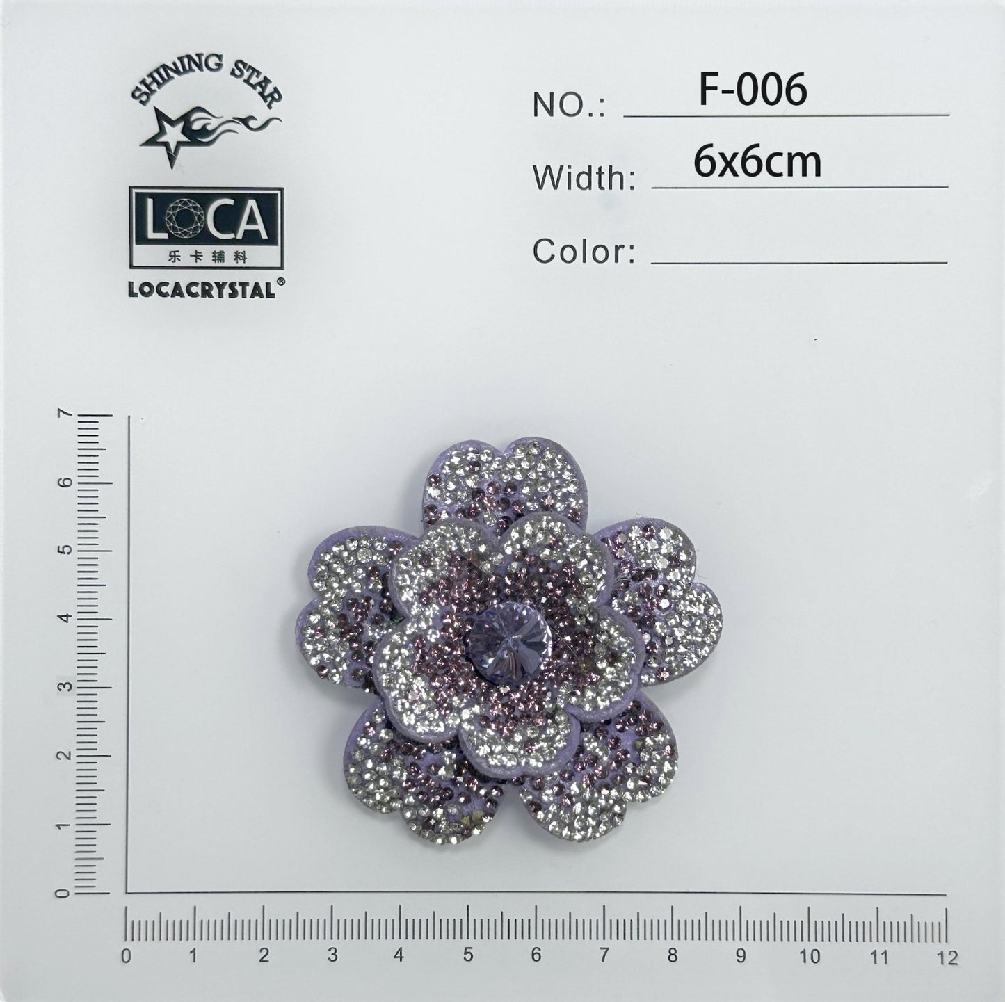 Crystal Flower Patch F-006