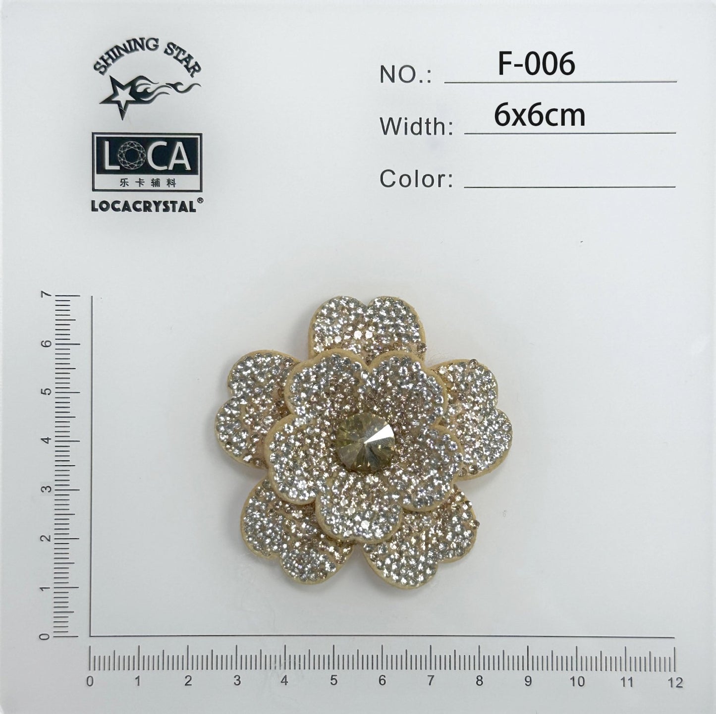Crystal Flower Patch F-006
