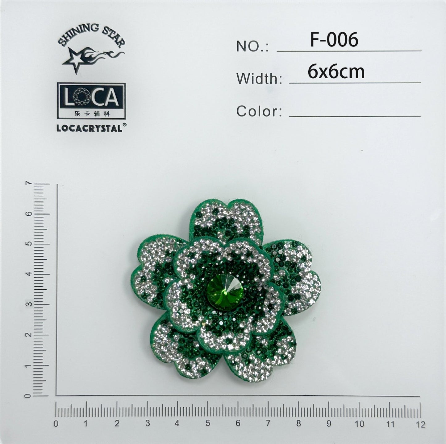 Crystal Flower Patch F-006