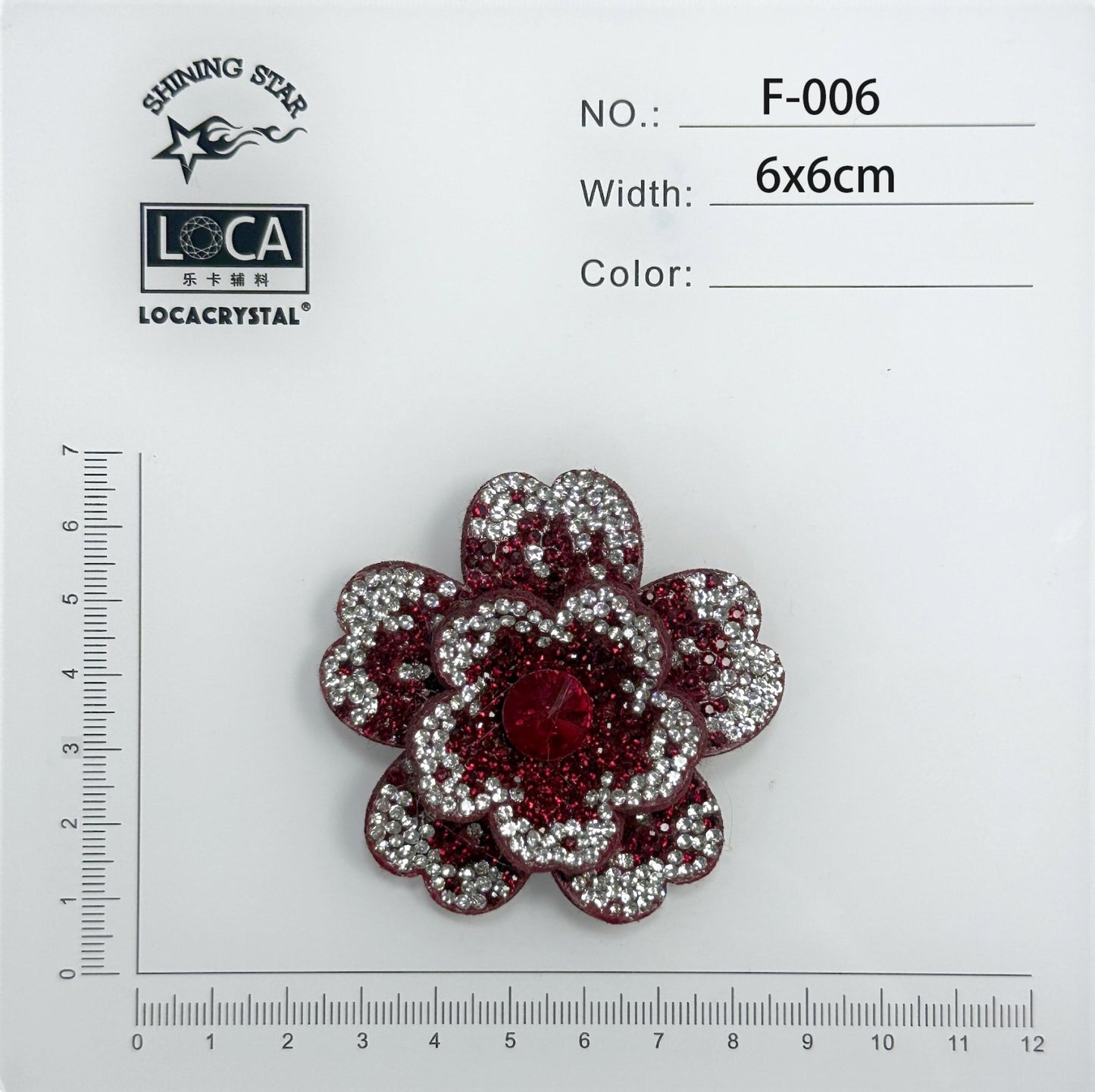 Crystal Flower Patch F-006