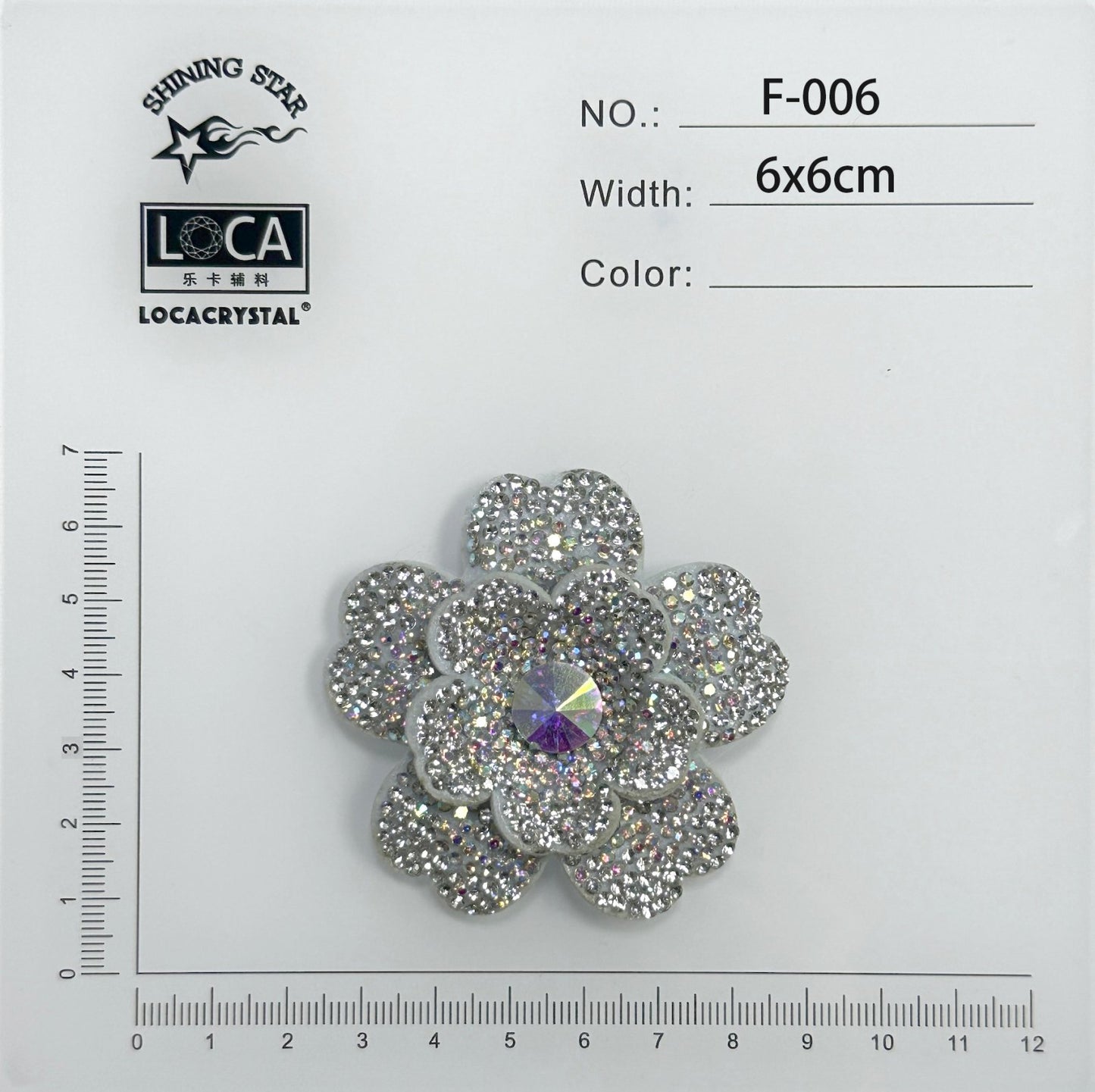 Crystal Flower Patch F-006