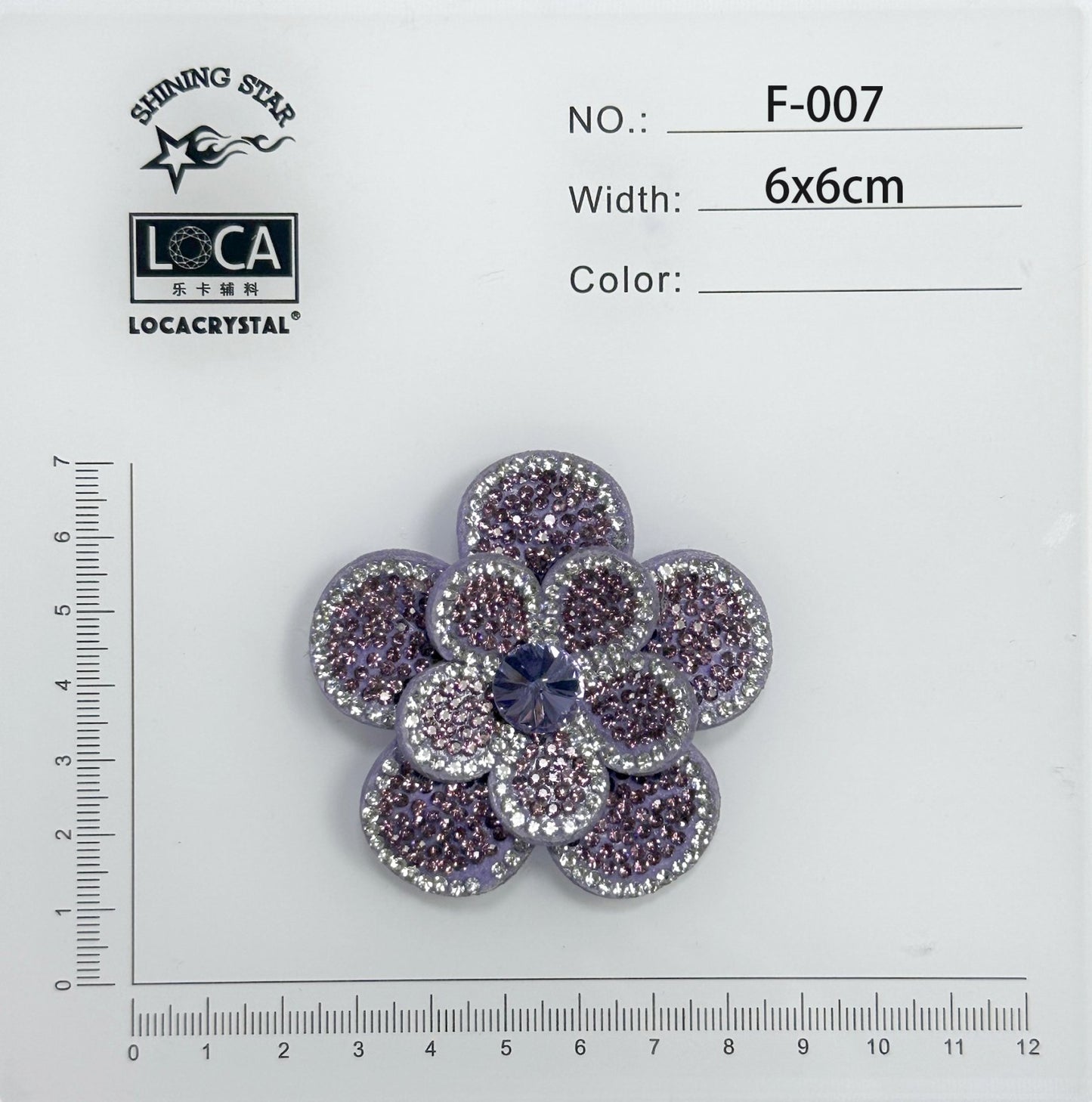 Crystal Flower Patch F-007