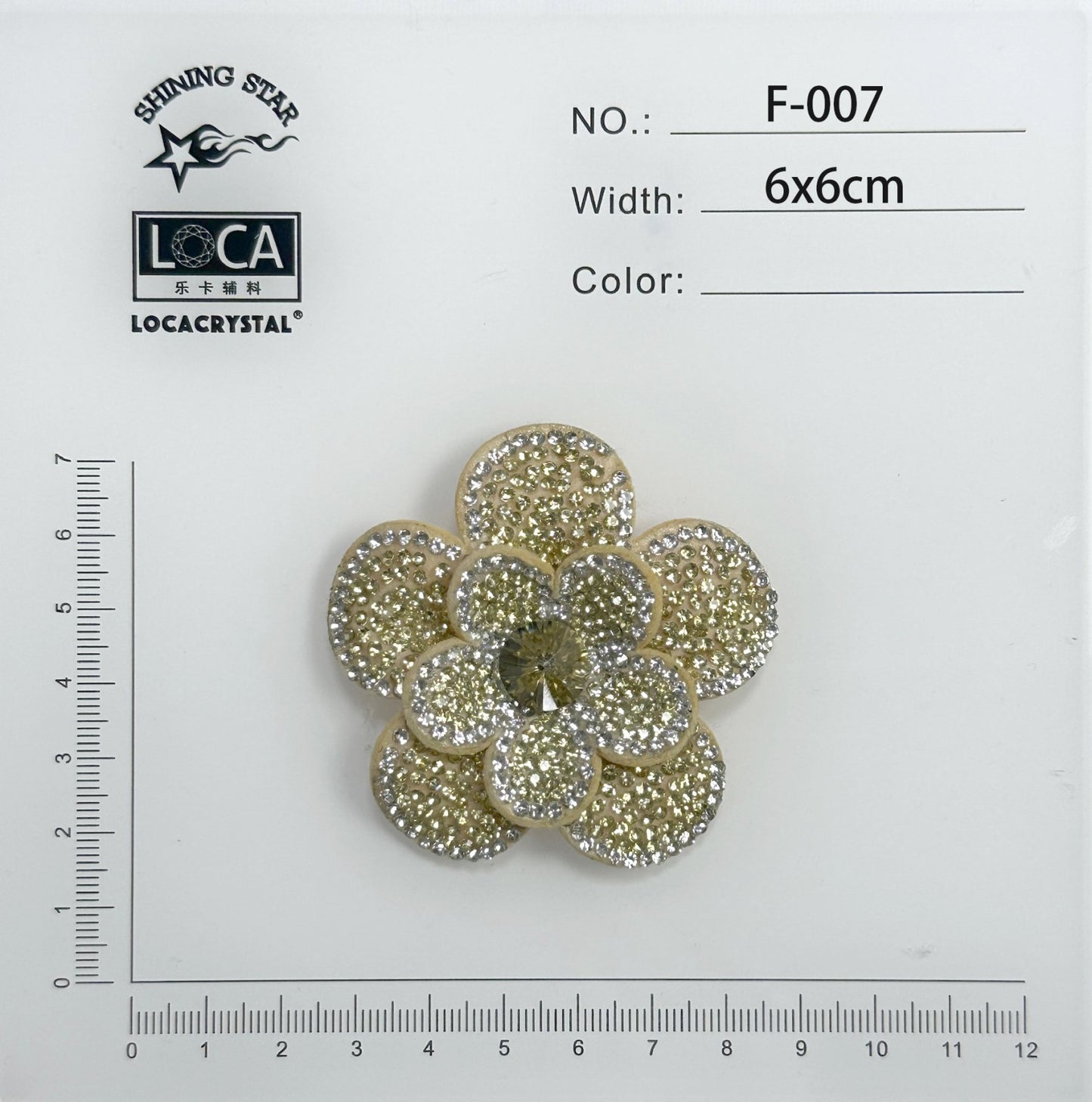 Crystal Flower Patch F-007
