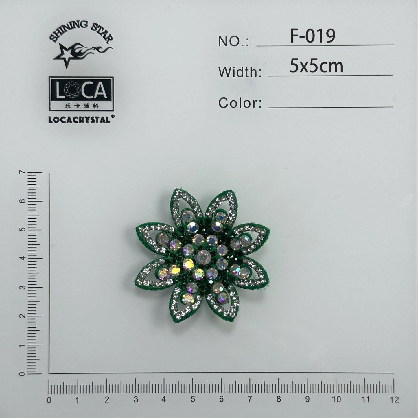 Crystal Flower Patch F-019