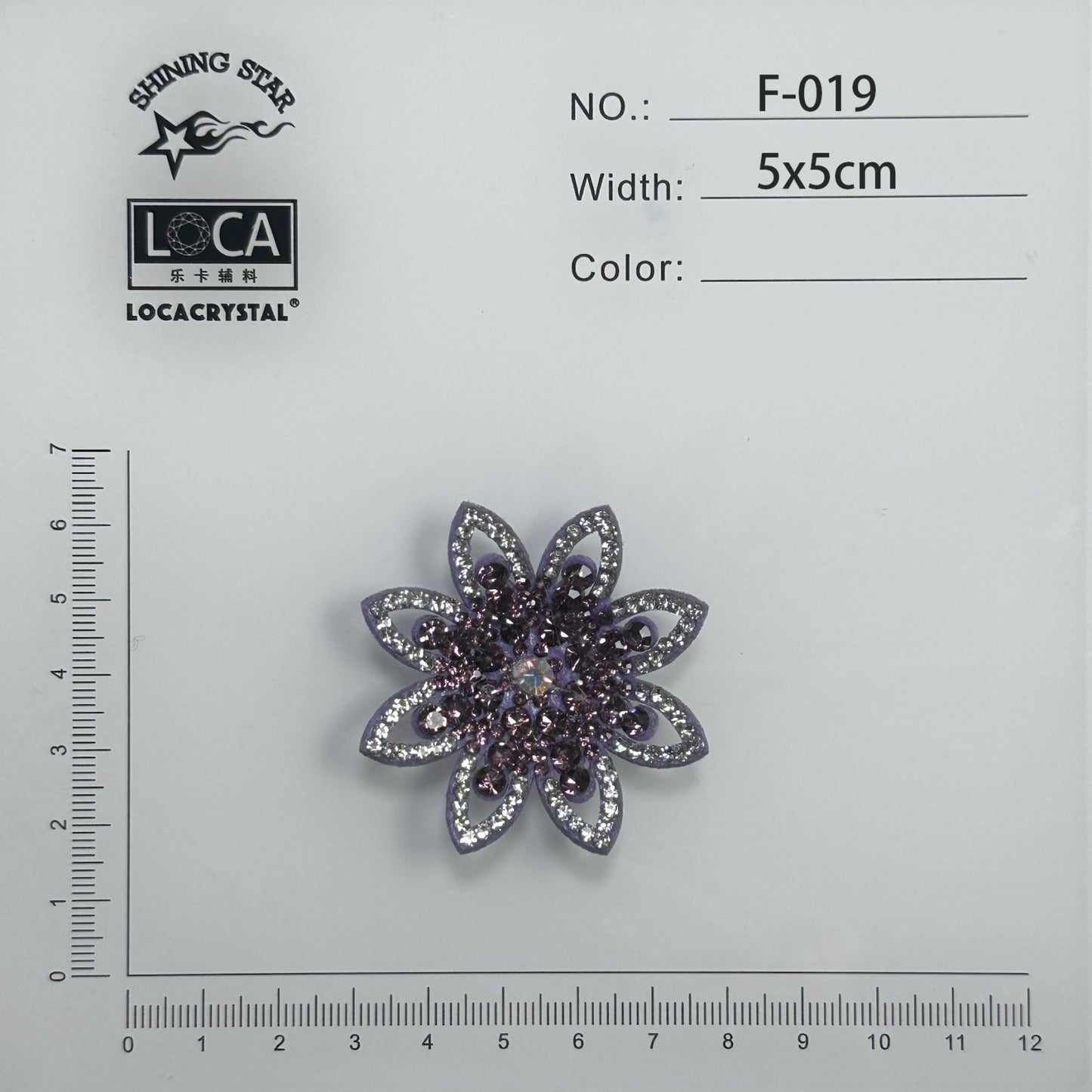 Crystal Flower Patch F-019