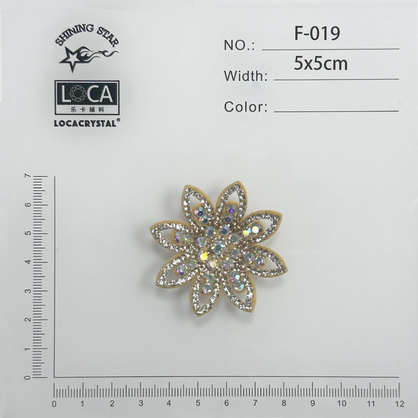 Crystal Flower Patch F-019