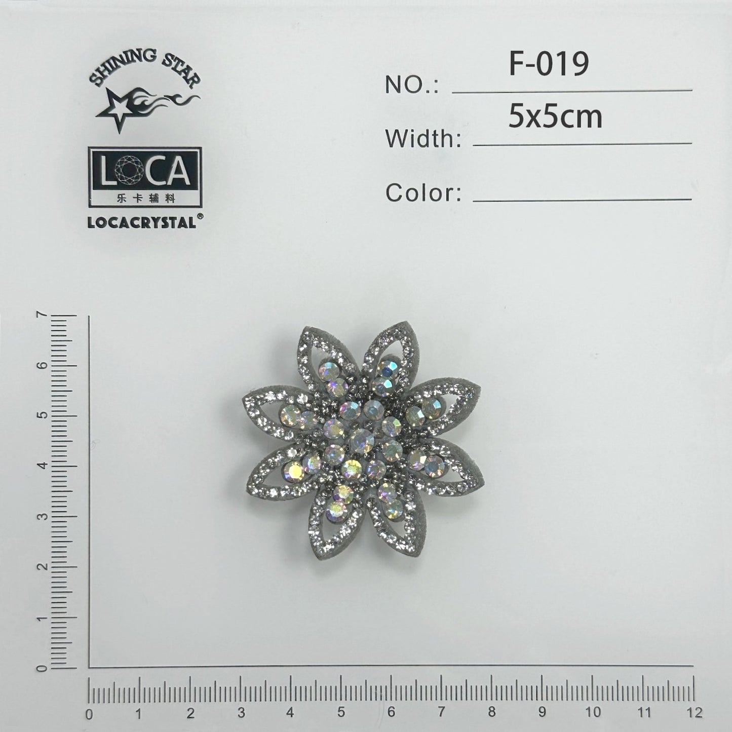Crystal Flower Patch F-019