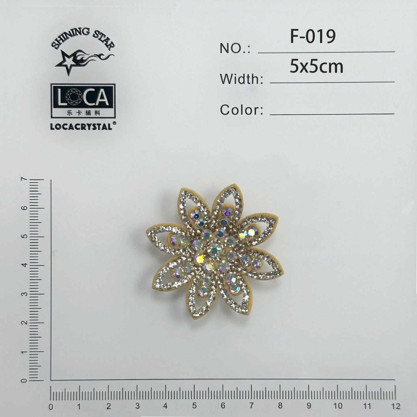 Crystal Flower Patch F-019