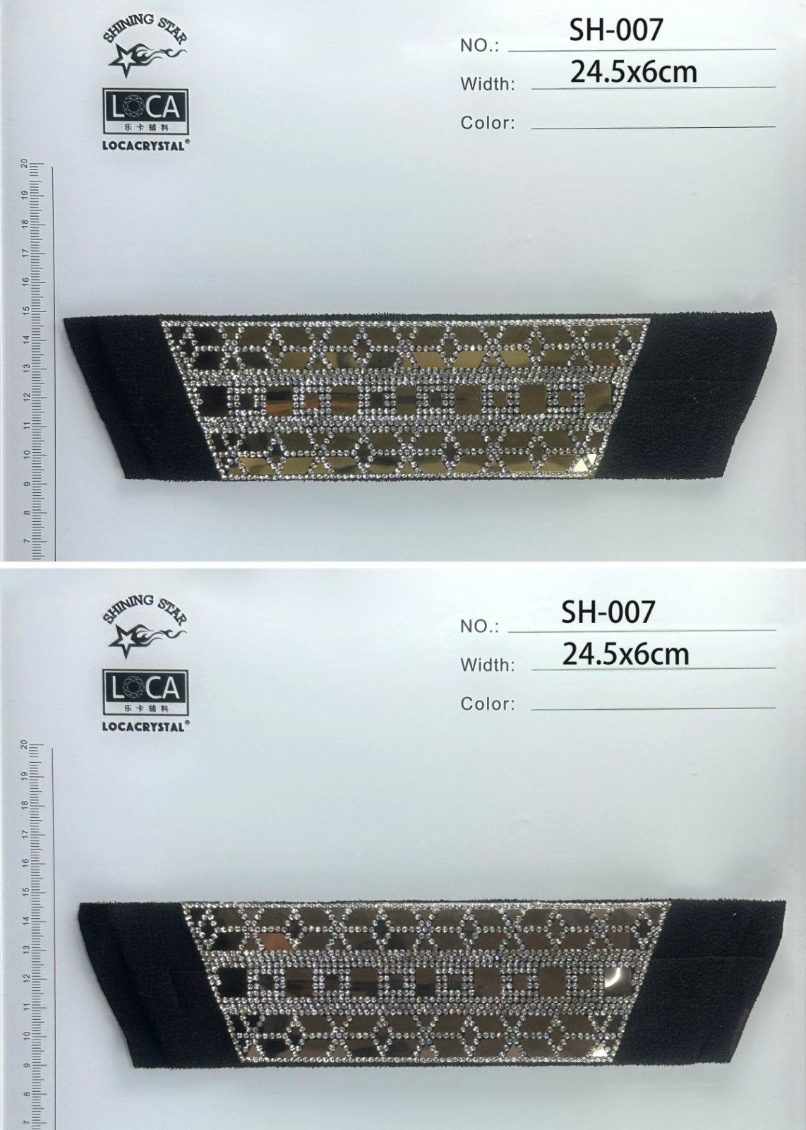 Crystal Shoe Upper SH-007