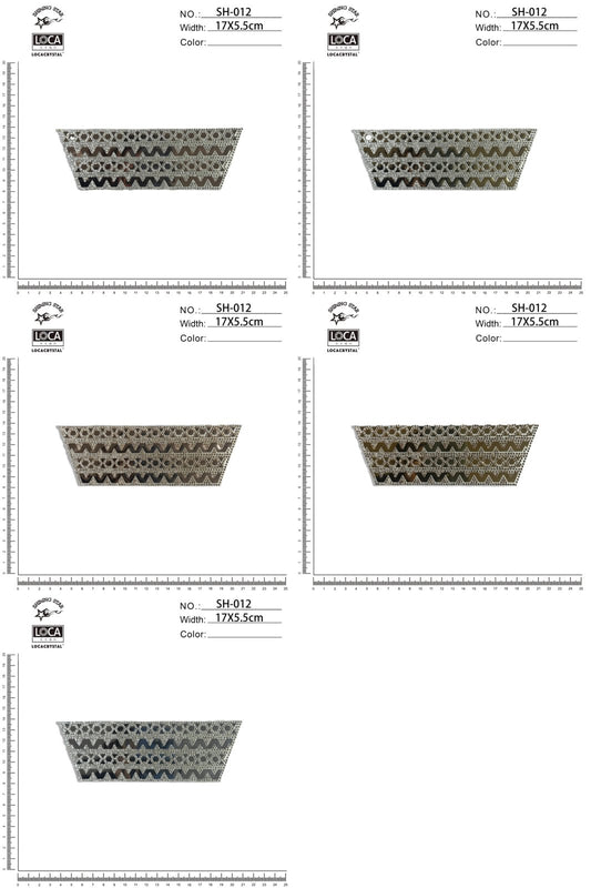 Crystal Shoe Upper SH-012