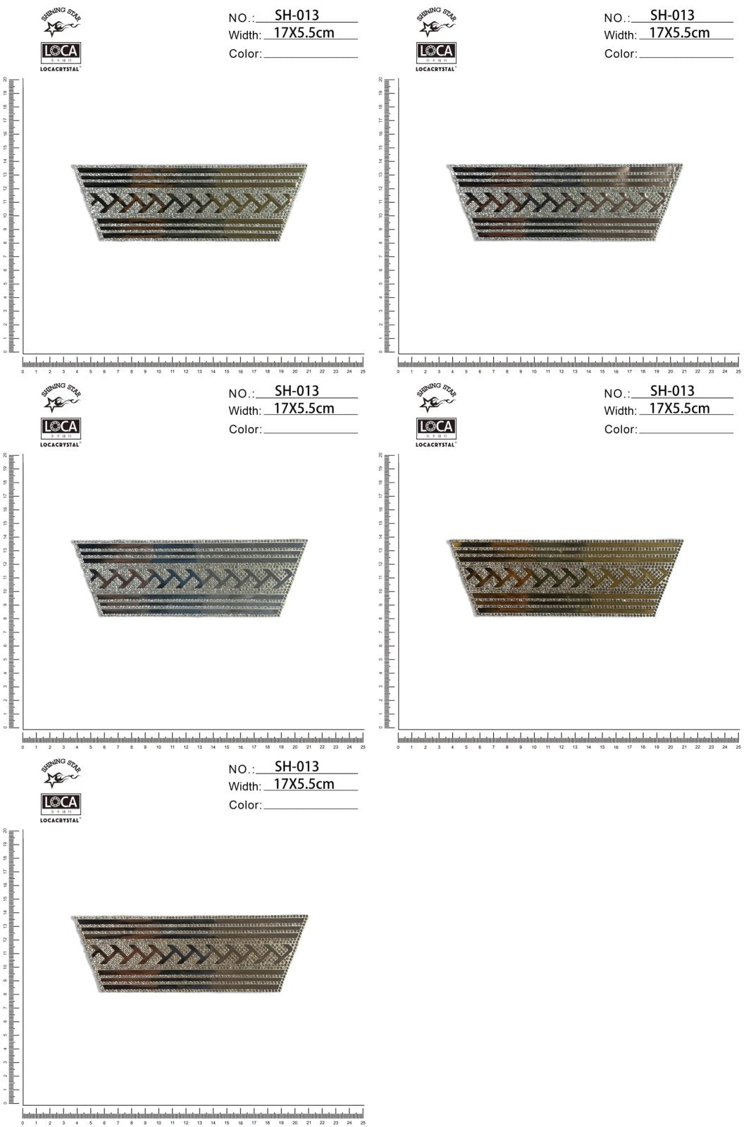 Crystal Shoe Upper SH-013