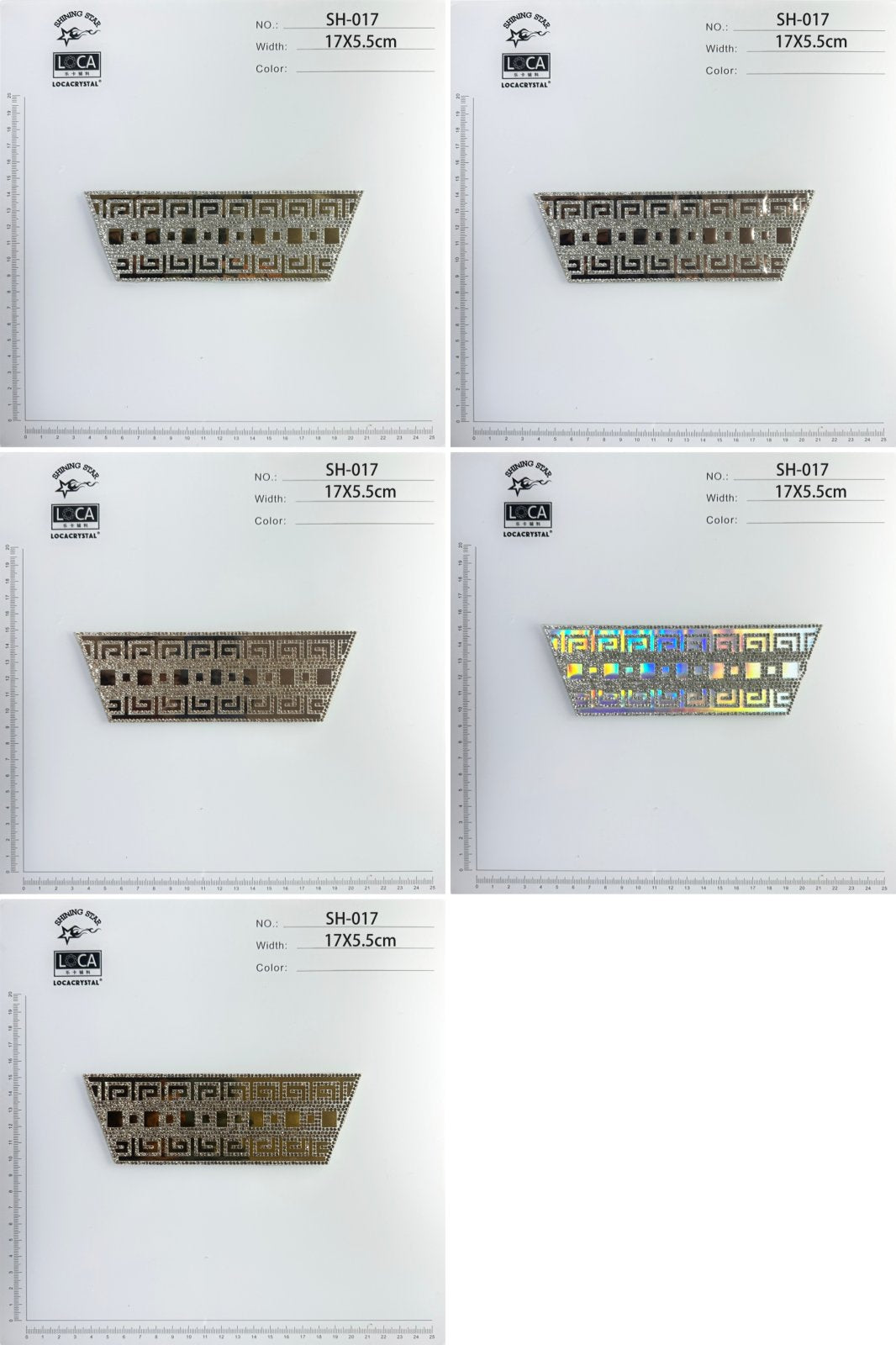 Crystal Shoe Upper SH-017