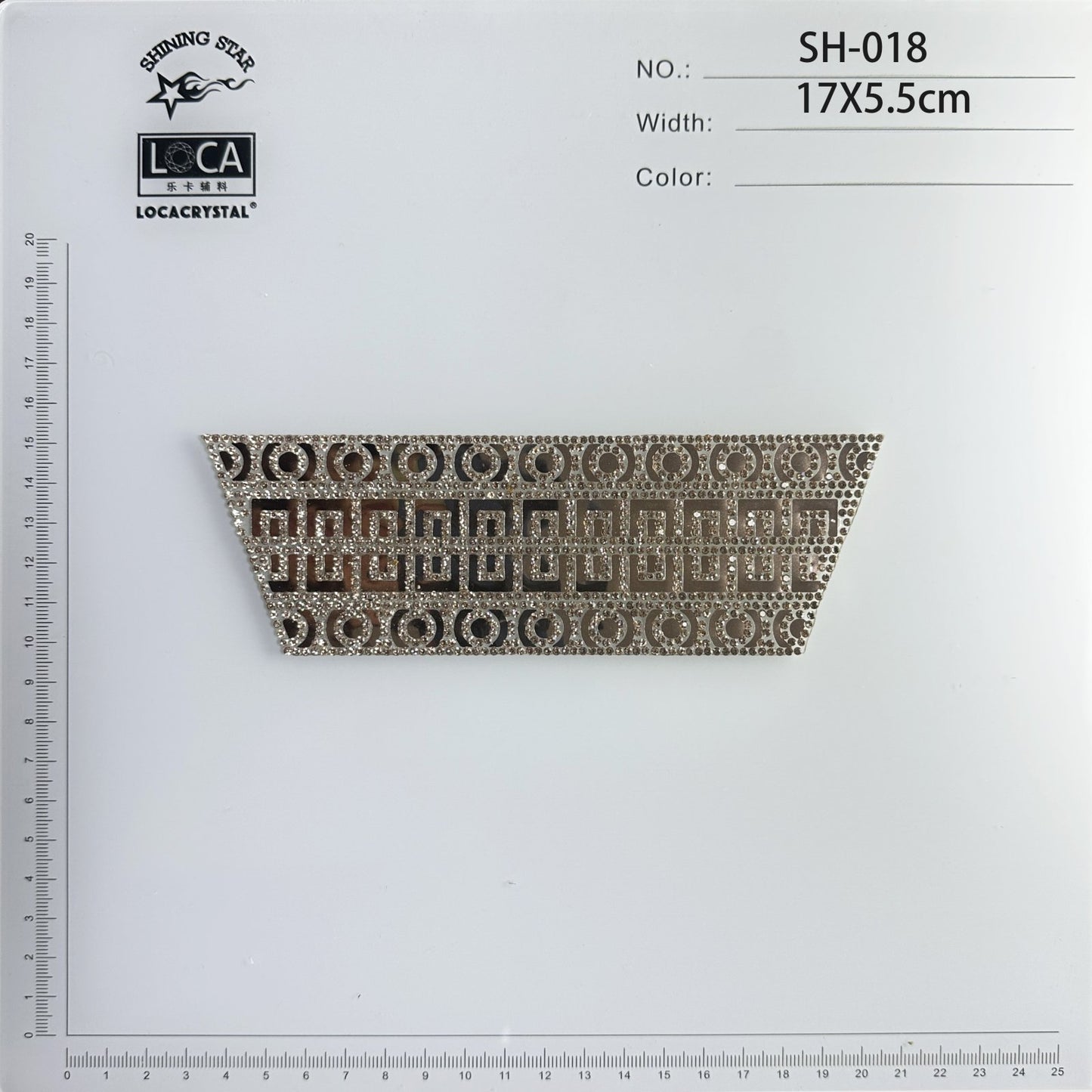 Crystal Shoe Upper SH-018