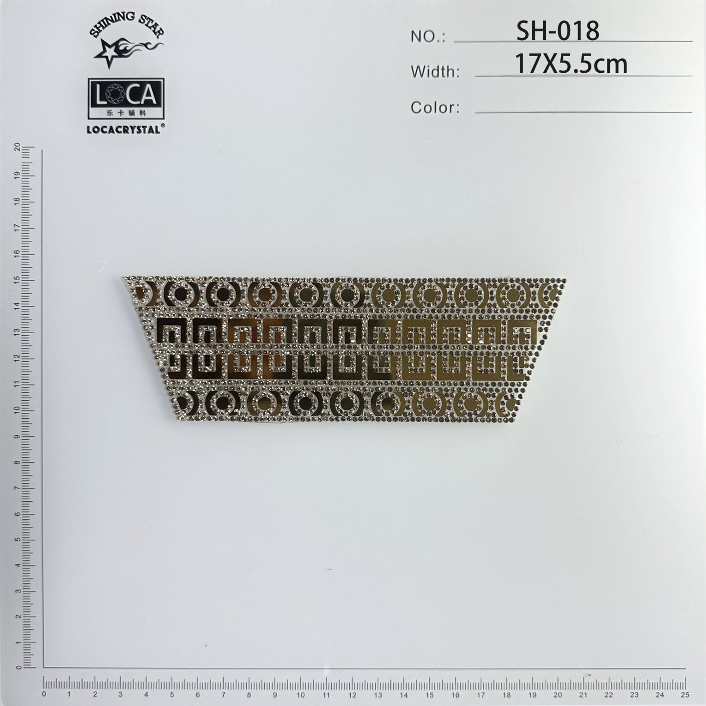 Crystal Shoe Upper SH-018