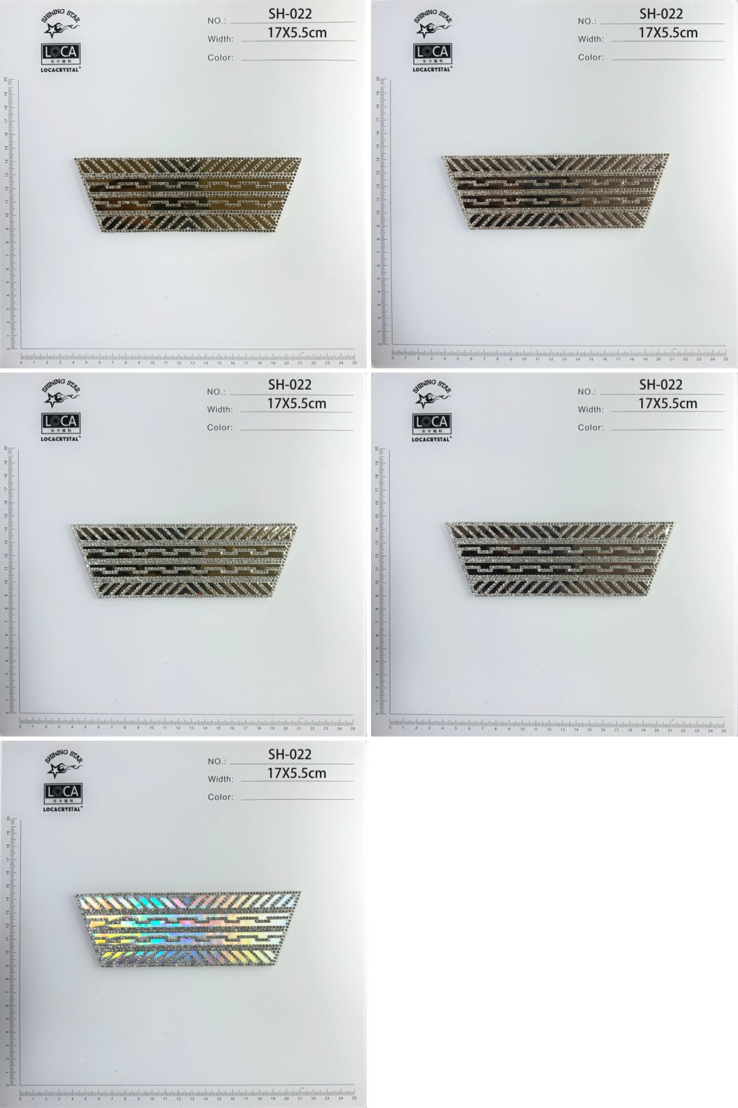 Crystal Shoe Upper SH-022