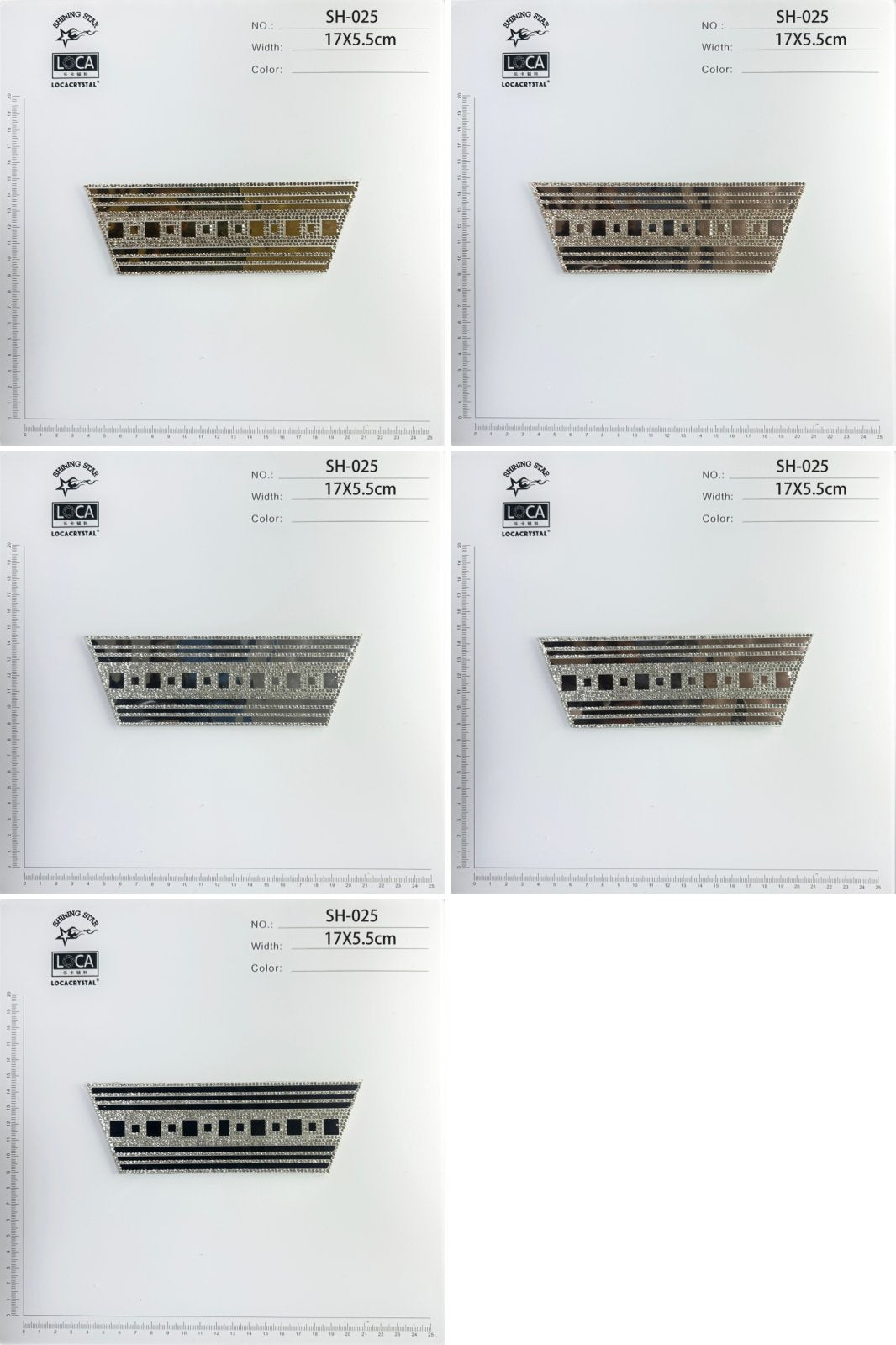 Crystal Shoe Upper SH-025