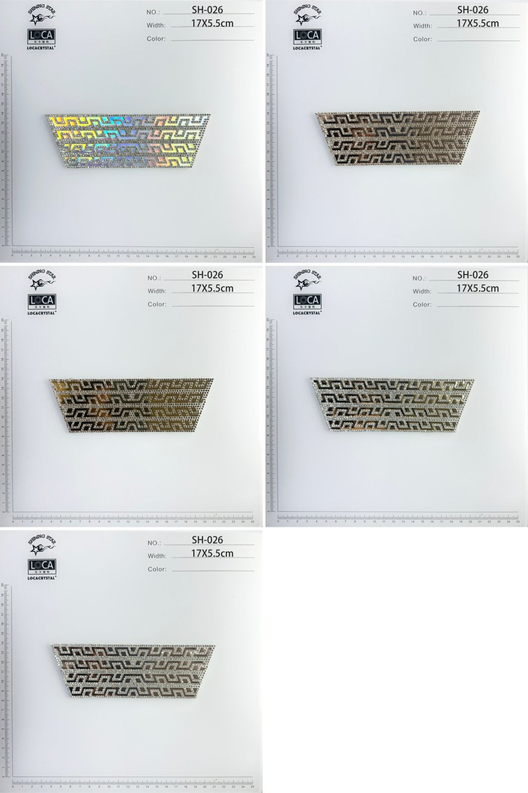 Crystal Shoe Upper SH-026