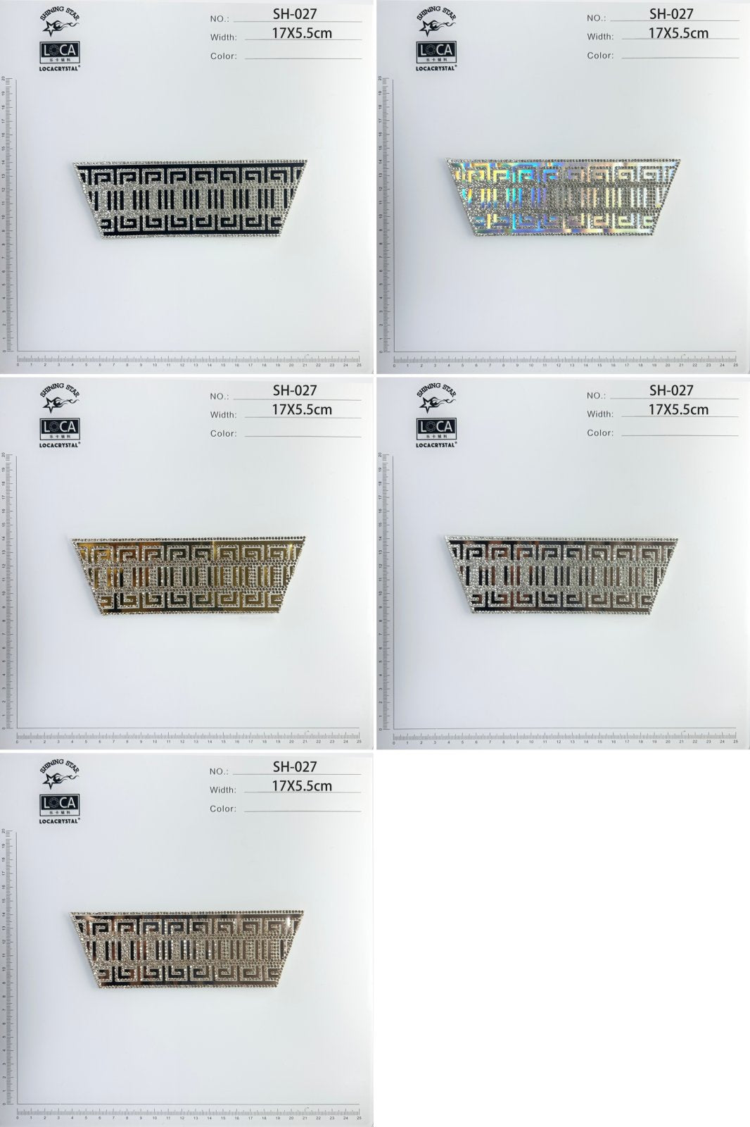 Crystal Shoe Upper SH-027