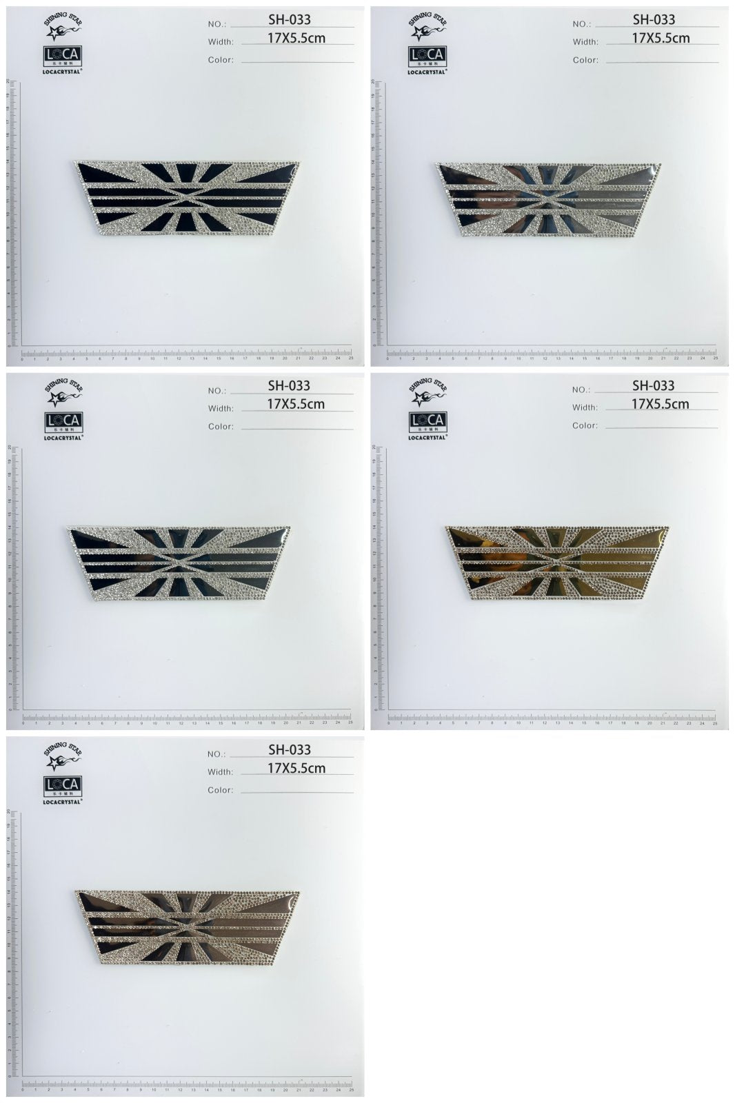 Crystal Shoe Upper SH-033