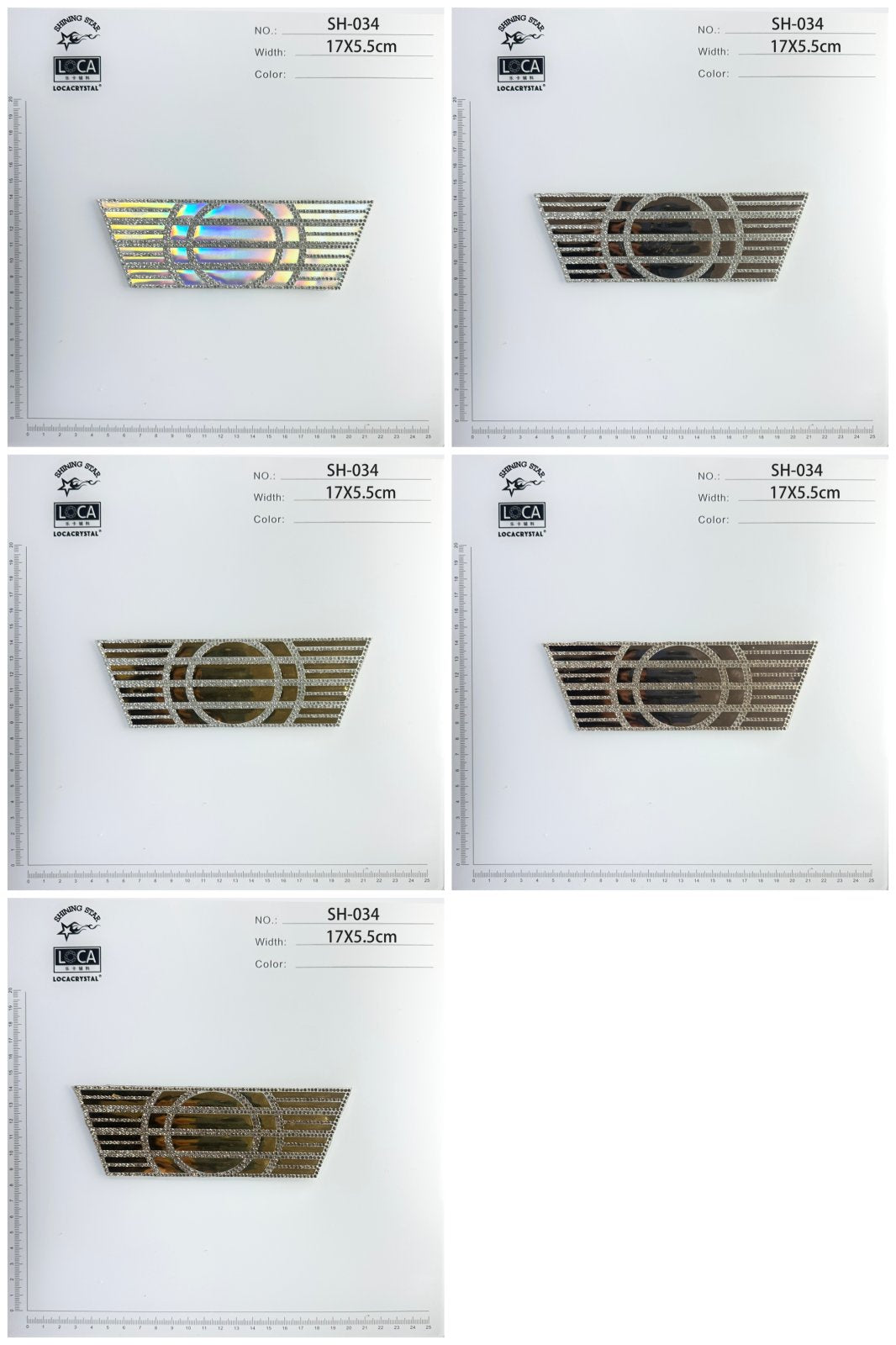 Crystal Shoe Upper SH-034