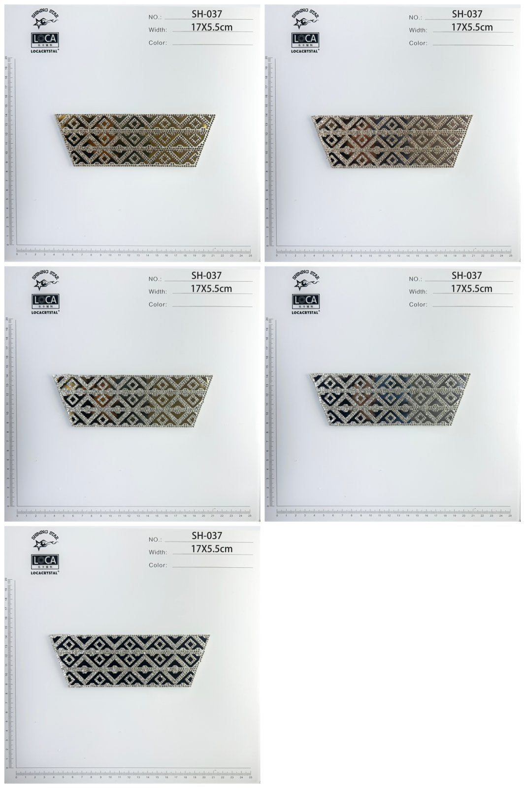 Crystal Shoe Upper SH-037