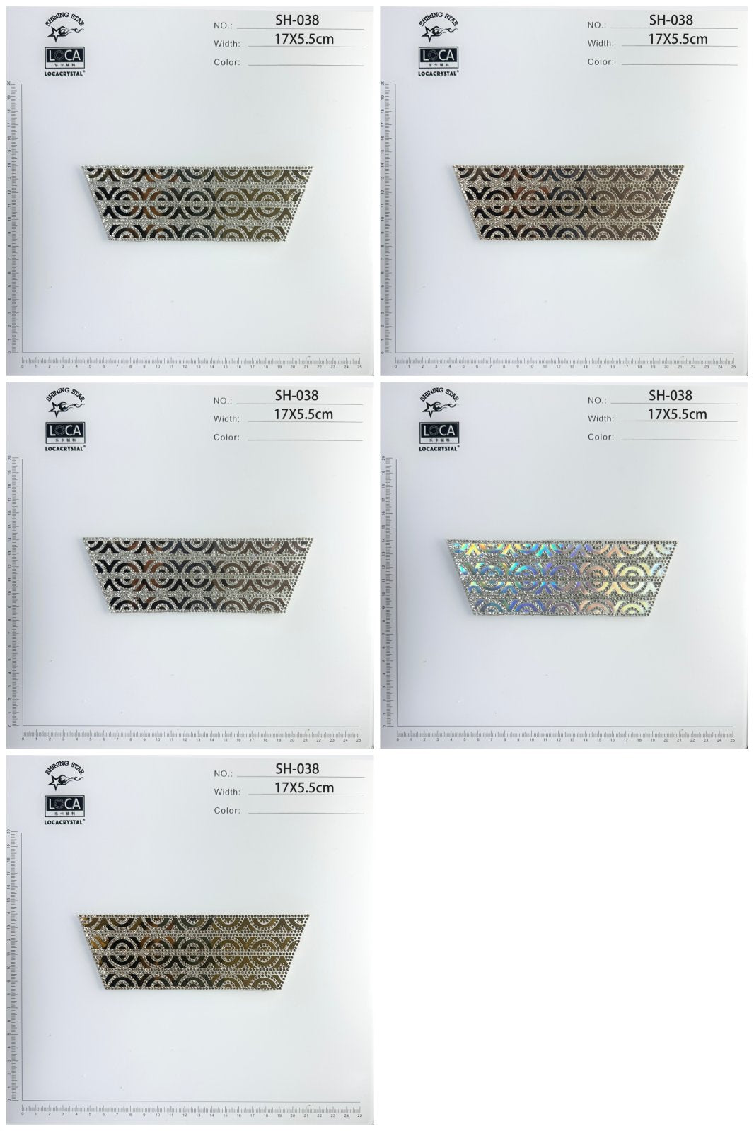 Crystal Shoe Upper SH-038